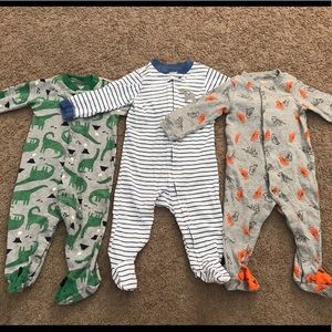 3pc baby boy onesie pajamas for boys 9 months